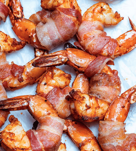 Smoked Jumbo Shrimp Wrapped in Prosciutto Recipe