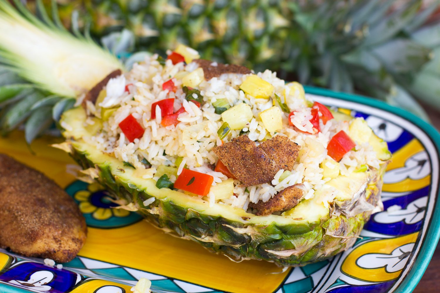 Smoked Jerk Tilapia and Pineapple Rice Pilaf Recipe